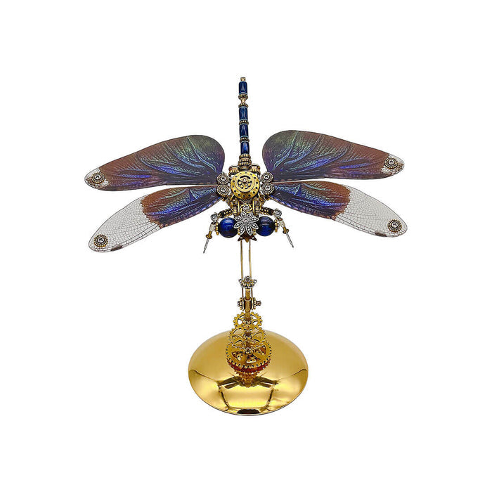 Mechanical Punk Metallic Dragonfly 3D DIY Insects Model Metal Assembly Toy 200PCS
