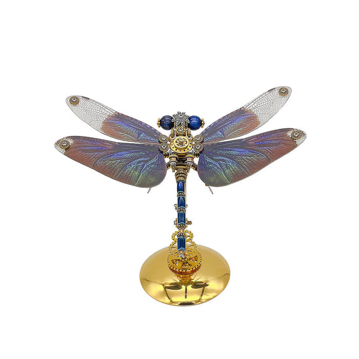 Mechanical Punk Metallic Dragonfly 3D DIY Insects Model Metal Assembly Toy 200PCS