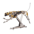 Mechanical Running Leopard 3D Metal Puzzle Kinetic Cheetah Assembly Model Kit 398PCS