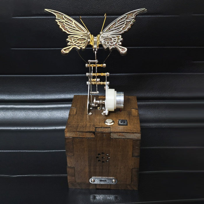 Mechanical Winged Insect 3D Metal Model Kit Steampunk Kinetic Sculpture with Moving Wings