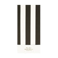 Meri Meri Black & White Striped Halloween paper party table covering in packaging.