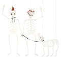 Meri Meri Giant Jointed Skeletons halloween decoration.