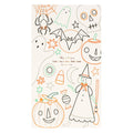 Meri Meri Halloween Color in Activity paper party tablecloth in packaging.