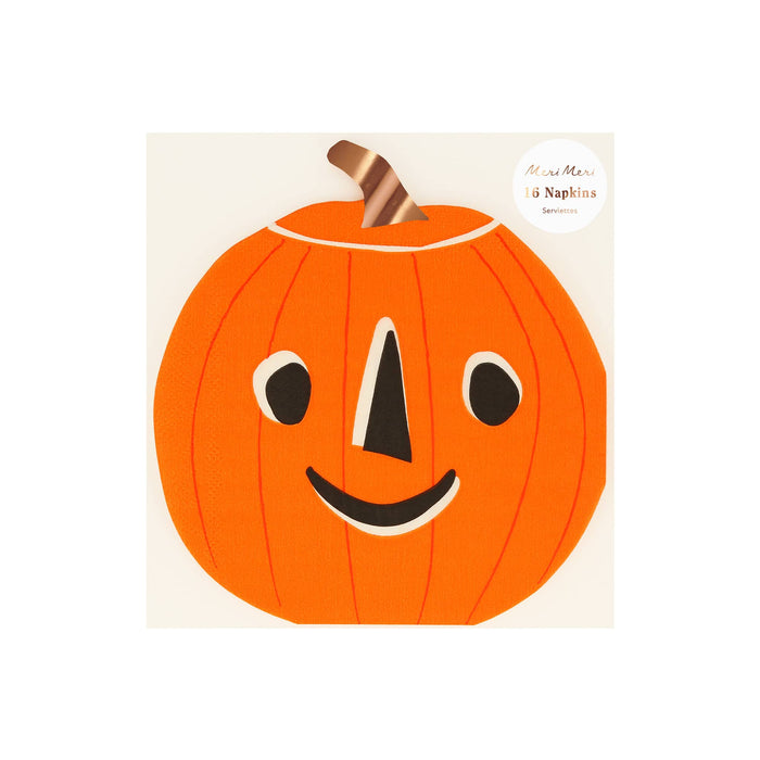 Meri Meri It's Halloween! die-cut paper party napkins in packaging.