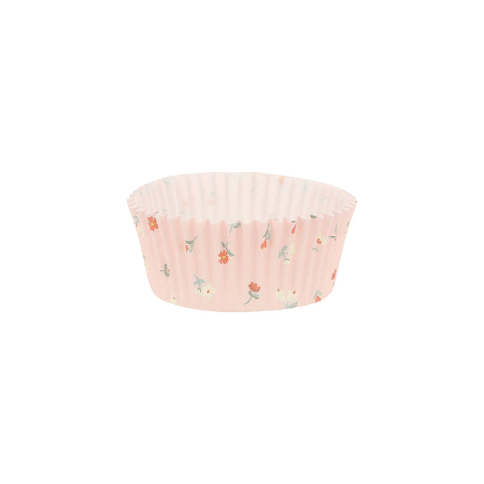 Meri Meri Lovebird Valentine's Day Cupcake Kit, floral cupcake case.