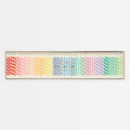 meri meri rainbow striped mini candles