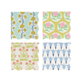 Meri Meri x Molly Mahon small floral paper party napkins in 4 styles.