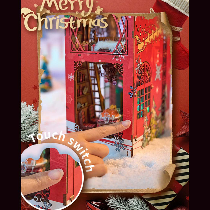 Merry Christmas Snowy Night Book Nook Kits 2024