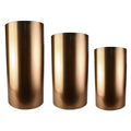 Metal Cylinder Stands, Assorted Sizes, 3-Pack