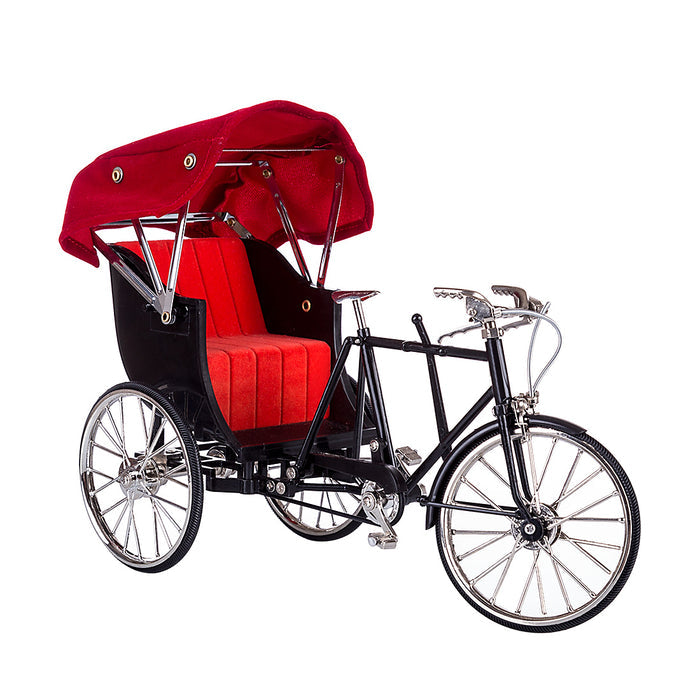 metal-diy-bicycle-simulated-retro-rickshaw-bike-model-fs-0060-black-red