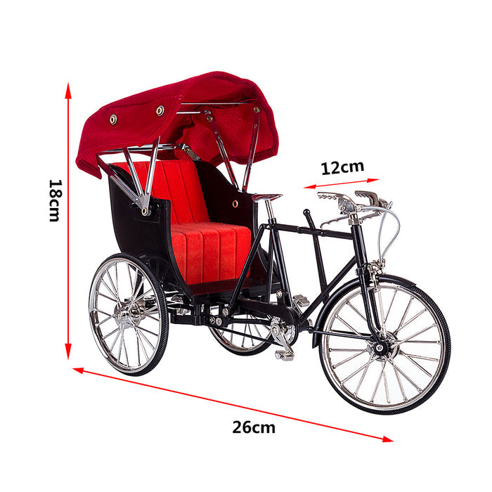 metal-diy-bicycle-simulated-retro-rickshaw-bike-model-fs-0060-black-red