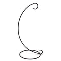Metal Iron Stand Hanging Terrarium Holder, Black, 13-Inch