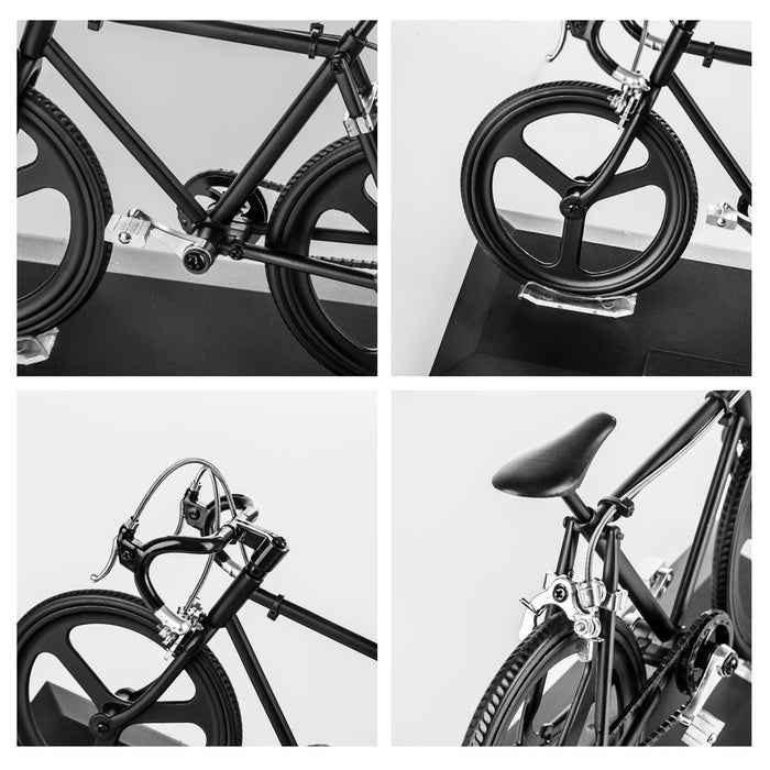 Metal Road Bike Model Assembly Bicycle Toy 1/8 Simulation Fixed Gear Kit