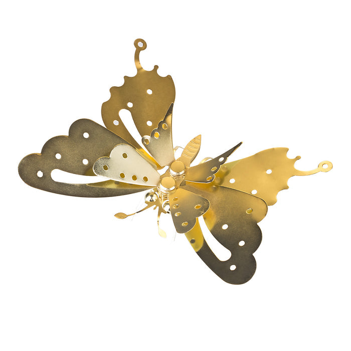 Metal Stainless Steel Steampunk Butterfly Model Handmade Crafts
