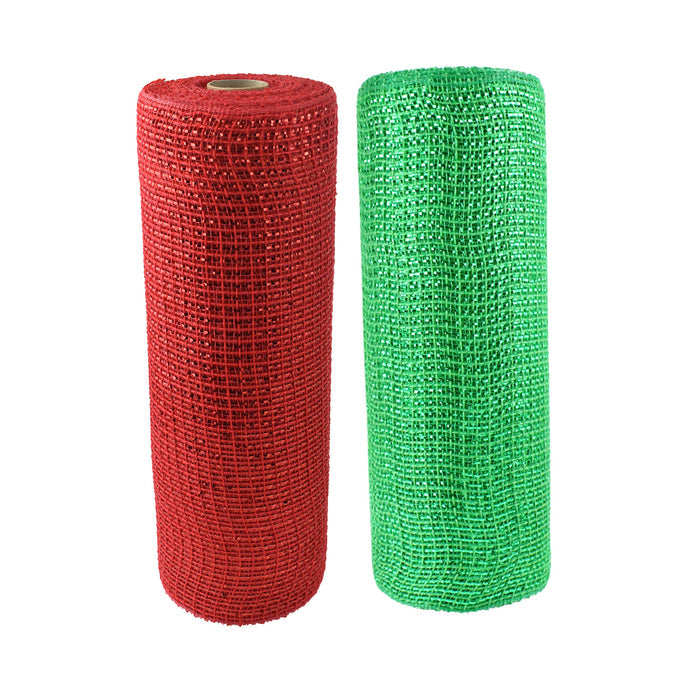 Metallic Fabric Mesh, 10-Inch x 10-Yard