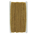 Metallic Fabric Swirl Trim, Gold, 10mm, 20-Yards