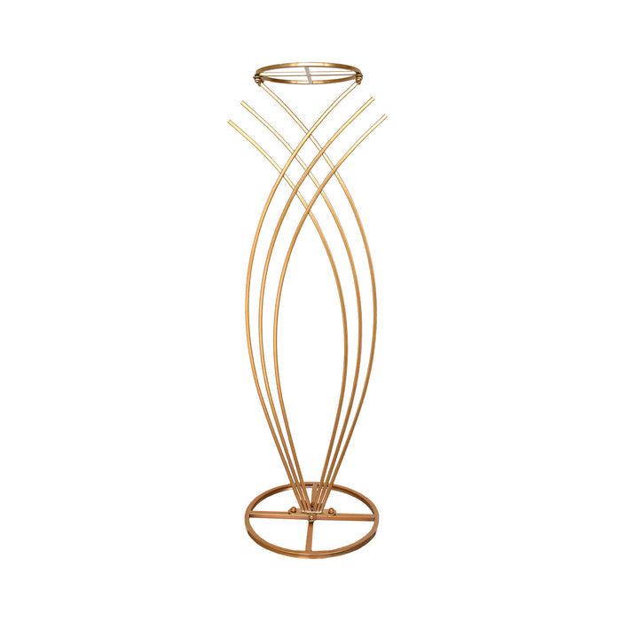 Metallic Wire Mermaid Tail Stand, 36-Inch