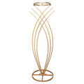 Metallic Wire Mermaid Tail Stand, 42-Inch