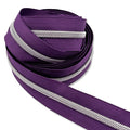 Midnight Purple  | #5 Nickel Zipper by the Yard - 3 Yard Singles