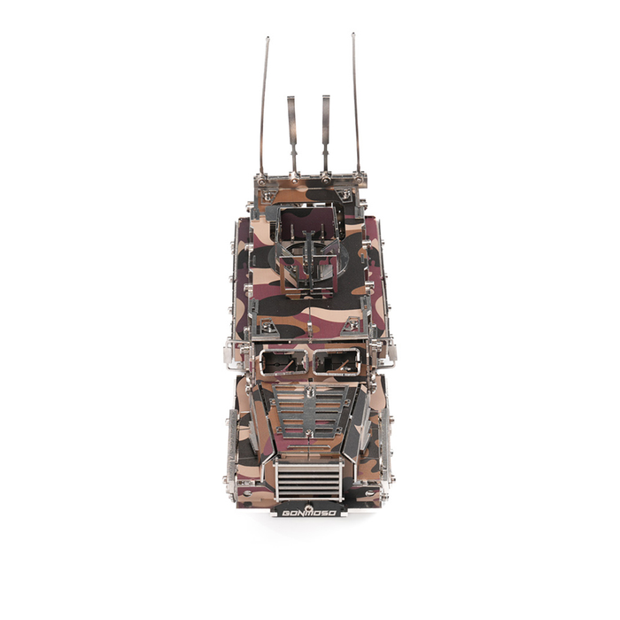 Military Armored Vehicle 3D DIY Mechanical Punk Metal Model Kit 200+ PCS Creative Trendy Display