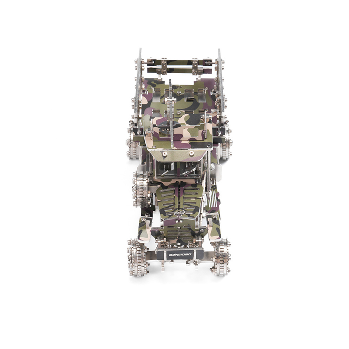 Military Transport Vehicle 3D DIY Mechanical Punk Metal Model Kit 150+ PCS Creative Trendy Display