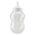Milk Bottle Baby Shower Container, 15-Inch - White