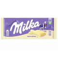 Enjoy the smooth and creamy taste of Milka White Chocolate Bar, made with Alpine milk and crafted for a rich, melt-in-your-mouth experience.