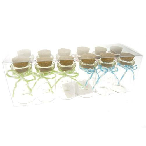 Mini Corked Jars Favor Bottle, 1-1/2-inch, 12-Piece
