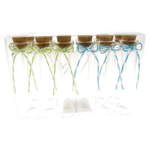 Mini Corked Jars Favor Bottle, 3-inch, 12-Piece