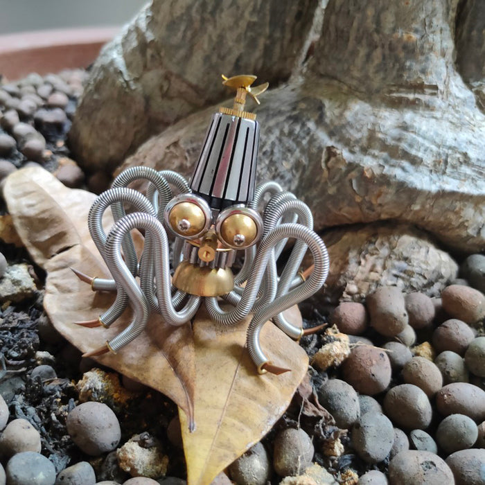 Mini Octopus Metal Art Model