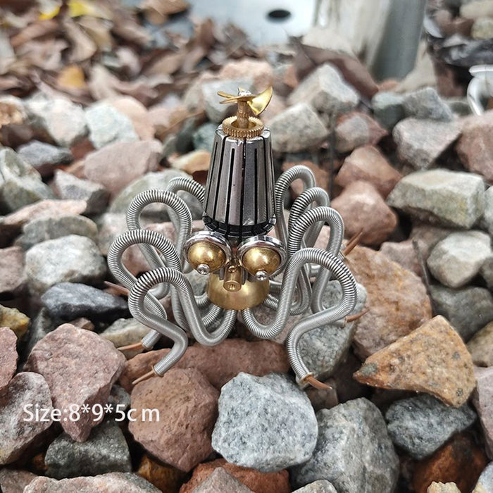 Mini Octopus Metal Art Model
