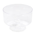 Mini Plastic Trifle Pedestal Bowl, Clear, 4-1/4-Inch