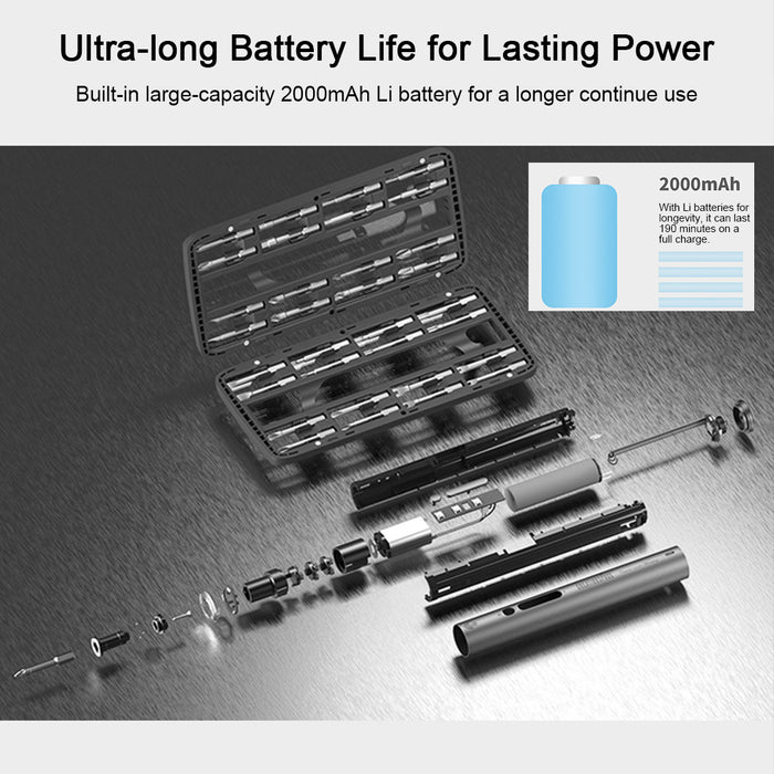 Mini Precision Electric Screwdriver Essential Metal Model Kits Tools Kits