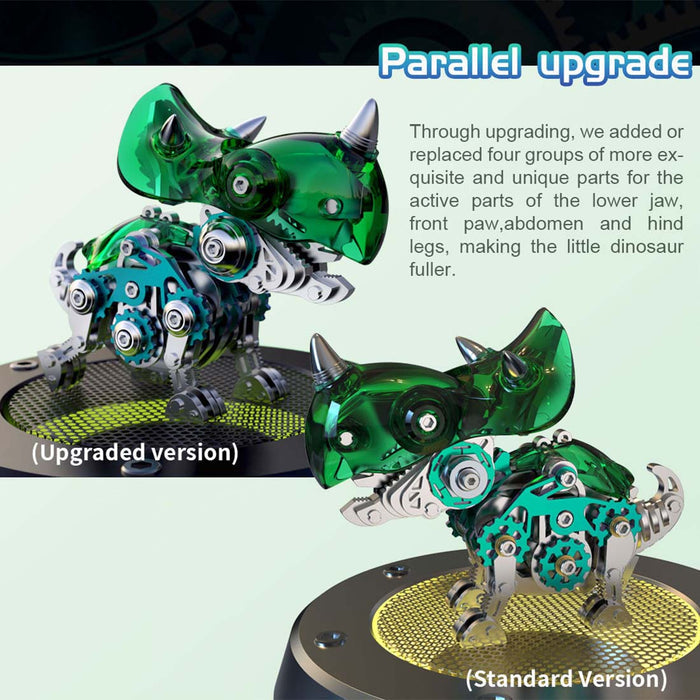 Mini Triceratops Dinosaur Toys 3D Metal Puzzle
