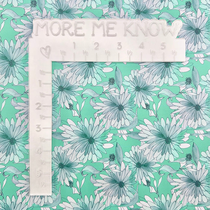 Mint Meadow | 18" Luxe Vinyl Roll - Mid-Weight