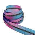 Mixed Berry Ombré | #3 Midnight Rainbow Zipper by the Yard - 3 Yard Singles
