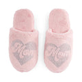 Mom Heart Slippers in Blush (L/XL)