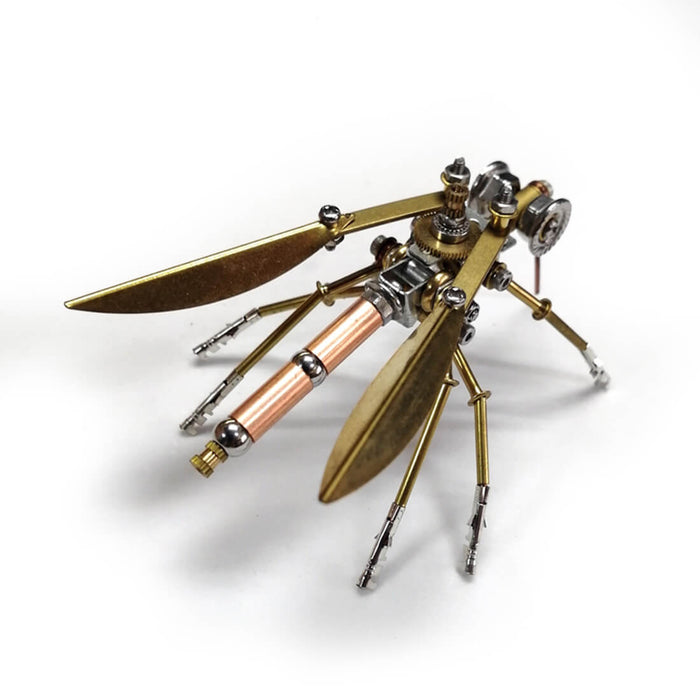 Mosquito 3D DIY Steampunk Mechanical Insect Metal Assembly Model (100+PCS)