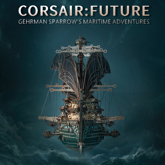 Mysteries Pirate Ship of Future 3D Wooden Puzzle Kits