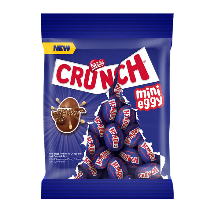 Nestle Crunch Mini Eggs bring together smooth milk chocolate and crispy puffed rice in fun, bite-sized egg shapes.