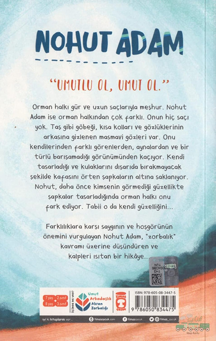 Nohut Adam- Anil Basili- Timas Cocuk Kitabi- Arka Kapak