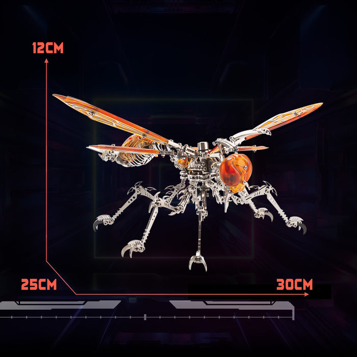 Northern Giant Hornet Wasp 3D Metal Puzzles for Adults