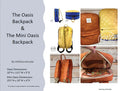 Oasis Backpack & Mini Oasis Backpack by KMG Handmade | Hardware Kit