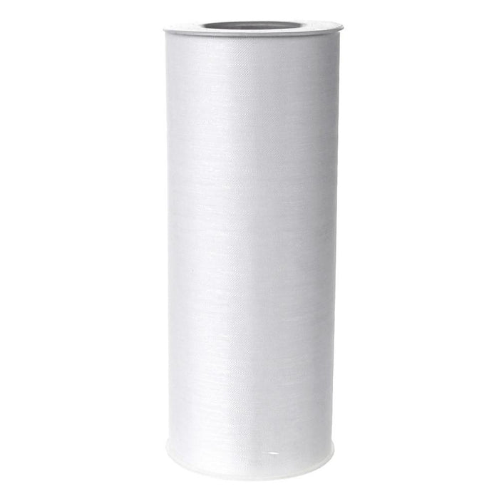 Organza Spool Roll, 6-Inch, 25 Yards, White