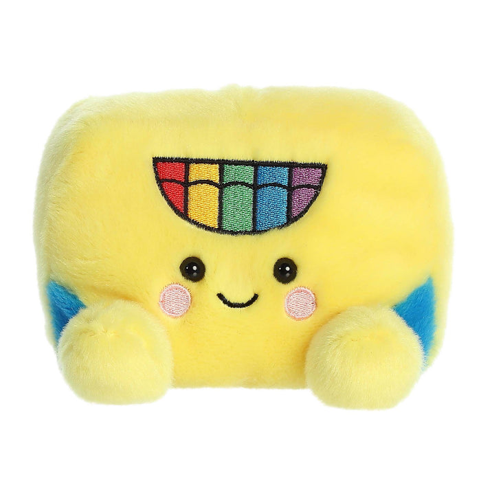 Palm Pals Doodle Crayon Box plush toy, front view.