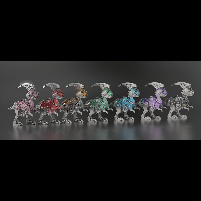 Parasaurolophus 3D Metal Puzzle DIY Assembly Dinosaur Toy for Children
