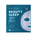 Patchology Beauty Sleep Hydrogel Restoring Night Face Sheet Mask in blue pouch packaging.