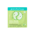 Pack of Patchology Cool Crush hydrogel eye patches on a white background.