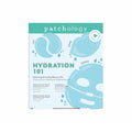 Patchology Hydration 101 skincare kit packaging on a white background.