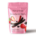 Enjoy the perfect balance of fruity sweetness and rich cocoa with Patiswiss Dark Chocolate Covered Strawberry Stick.